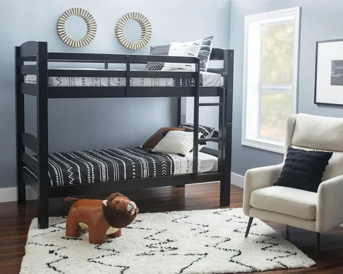 Vista 4 de Powell Furniture Levi Litera, color negro