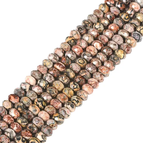 Vista 30 de 7 chakras piedras preciosas de 0.236 in de piedras preciosas facetadas Rondelle sueltas cuentas para hacer joyas DIY cuentas de 16 pulgadas
