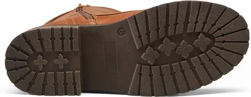 Vista 4 de Vepose Botas de combate militares de 28 a media pantorrilla para mujer con bolsillo tipo billetera para cuchillo de tarjetas