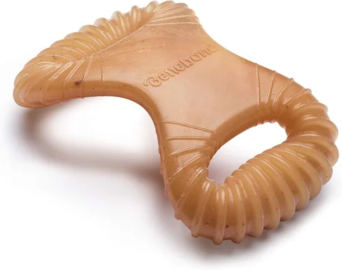 Vista 35 de Benebone Bone - Juguete masticable duradero para perros para masticadores agresivos, tocino real, fabricado en Estados Unidos, pequeño