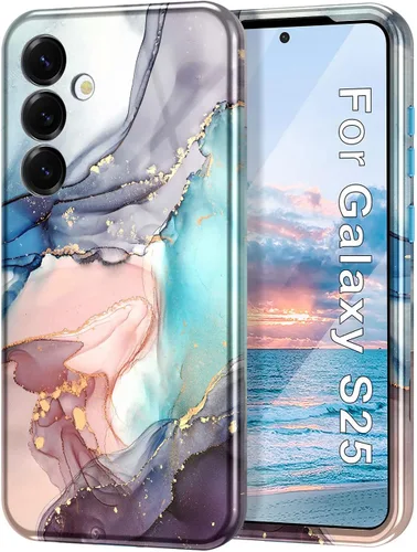 Vista 15 de Lamcase Funda para Galaxy S24 FE, resistente a prueba de golpes, híbrida de policarbonato duro, TPU suave, protección contra caídas de tres capas