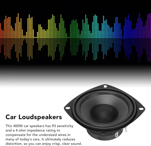 Vista 2 de Car Audio YH-400 400 Watt 4 "Audio Altavoz de gama media