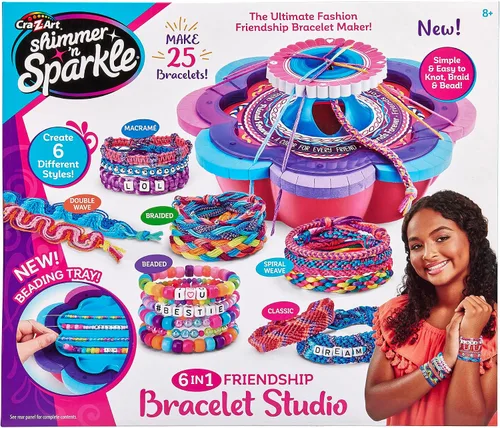 Vista 2 de CRA-Z-Art Shimmer & Sparkle Fabricante de Pulseras de Amistad Definitivo Pequeño