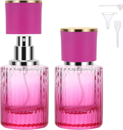 Vista 17 de Segbeauty Botellas de perfume de vidrio de 1 oz vacías, 2 piezas, botellas de perfume de viaje rellenables, botella de viaje de colonia de 1.0 fl