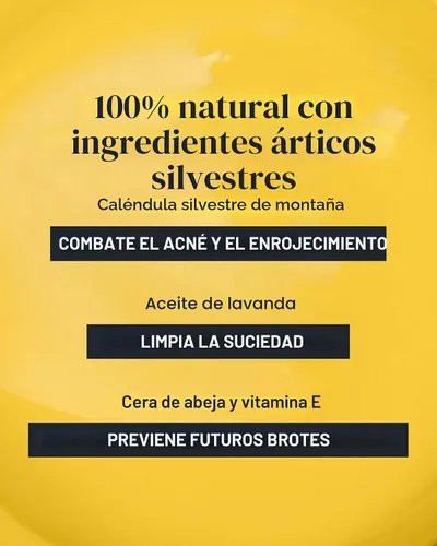 Vista 4 de Norse Organics Bálsamo nocturno para espinillas, tratamiento de manchas de acné para enrojecimiento y calmante de la piel, ingredientes bioactivos