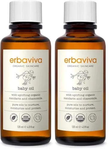 Vista 7 de erbaviva Aceite para bebés, 4 onzas líquidas