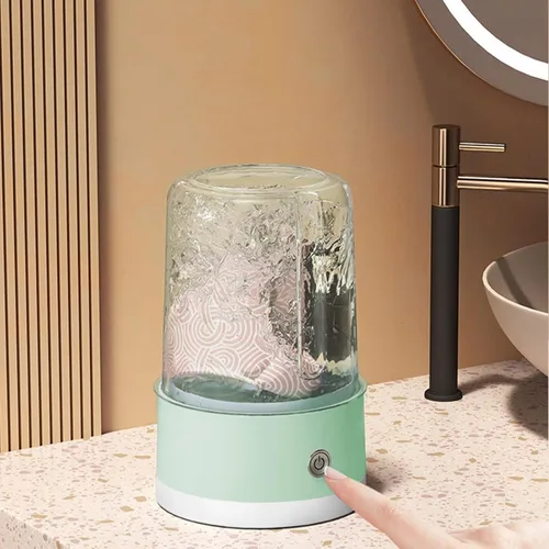 Vista 2 de Mini lavadora portátil recargable inalámbrica, lavadora de ropa interior, 4000 mAh, capacidad de 1 litro, mini lavadora compacta y silenciosa