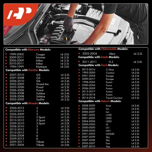Vista 3 de A-Premium 4 bujías de platino iridio 4344 compatibles con Mazda 3, 5, 6 y Ford Fusion y Chevrolet Colorado y Buick Verano y Saturn Sky, 2.0L-2.9L