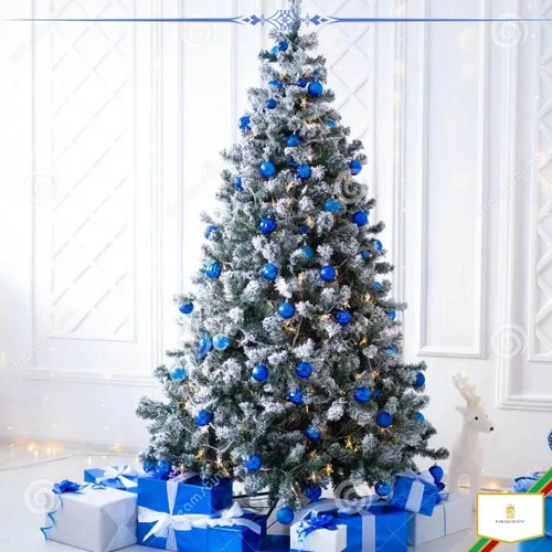 Vista 3 de Paramexview® Juego de 24 bolas de Navidad, 40mm/1.57", bolas colgantes para árbol de Navidad inastillables, decoración con gancho precolocado Azul