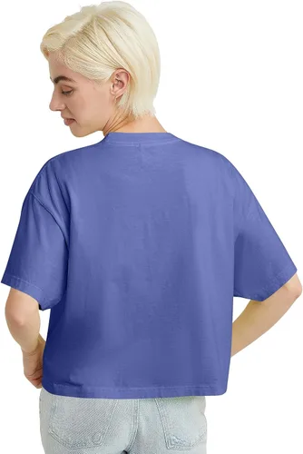 Vista 6 de Hanes Camiseta corta para mujer con cuello redondo para mujer