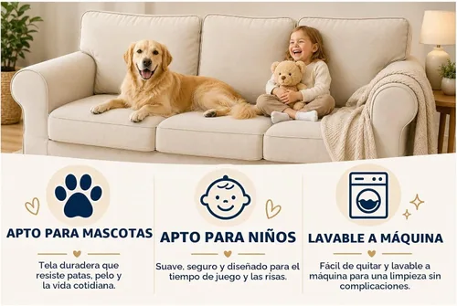 Vista 5 de La funda de sofá de reemplazo está hecha a medida para el sofá Ektorp de dos plazas de IKEA. Solo funda. Reemplazo de funda Ektorp