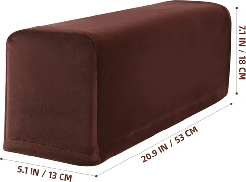 Vista 9 de BESPORTBLE Fundas para brazos de sofá: Fundas elásticas para reposabrazos para sillas, sofá, sillón para sofá reclinable con pasadores giratorios, 2