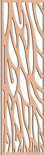 Vista 42 de 9 3/8"W x 24 3/8"H x 1/4"T Bristol Decorativos Paneles de Pared de Madera Calado, Cereza