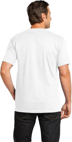 Vista 2 de District Made playera de Perfect Peso Crewneck para hombre XXL Blanco brillante