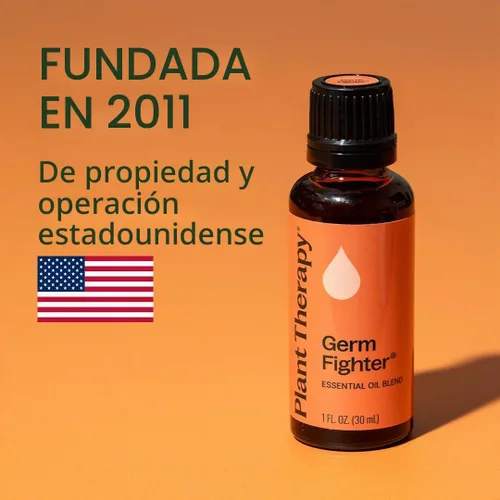 Vista 4 de Plant Therapy Germ Fighter Mezcla de aceites esenciales, aromaterapia natural 1 fl oz