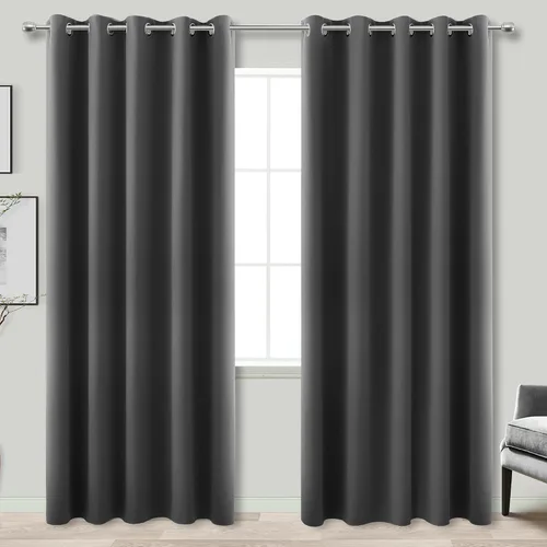 Vista 17 de KOUFALL Cortinas de Baño Aqua para Ventana, Juego de 2 Paneles Decoración Costera Cortinas Cortas Opacas para Ventana Pequeña de Cocina Puerta