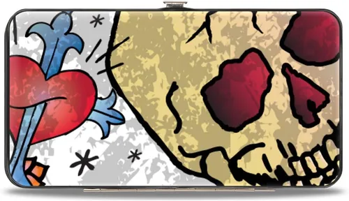 Vista 2 de Buckle-Down Buckle-Down Hinge - Only God Can Judge Me Close-up White Wallet, multicolor, 7 x 4 de EE. UU, Varios