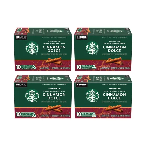 Vista 29 de Cápsulas de café K-Cup de Starbucks, café con sabor caliente o helado, caramelo, 10 cápsulas Keurig Cápsulas K-Cup 100% Arabica para cafeteras