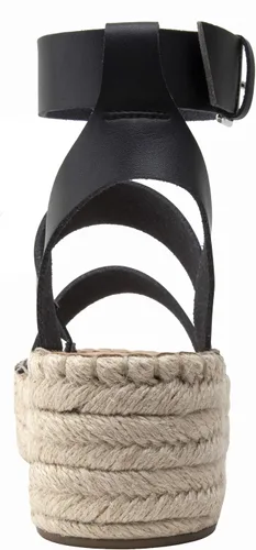 Vista 4 de The Drop Listilla - Sandalias de cuña para mujer