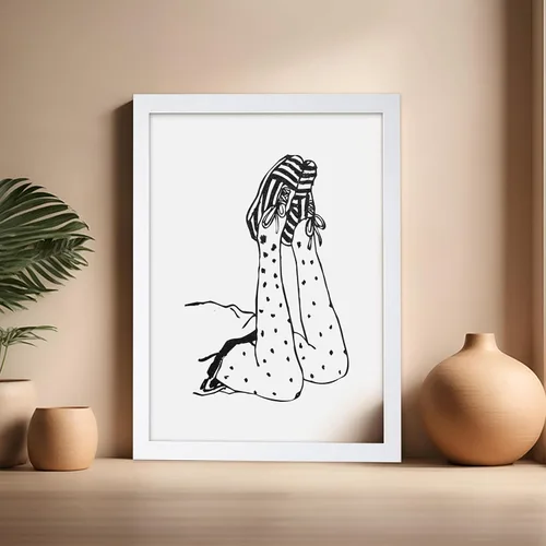 Vista 78 de Poster Master Faces Poster - Retro Women Print - Portrait Art - Sketch Illustration - Abstract Artwork - Woman Design - Chic Boho Design - Great