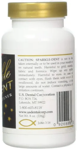 Vista 2 de WalterDrake Clear Sparkle Dent - Blanqueador para dentaduras postizas