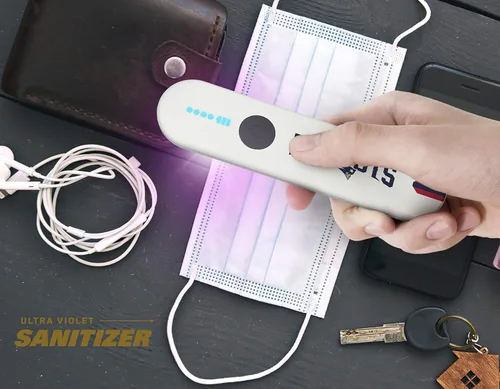 Vista 3 de SOAR NFL - Varita desinfectante portátil con luz UV, New England Patriots