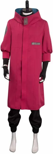 Vista 3 de Heodols Vash the Stampede - Disfraz de Trigun Vash para hombre, para cosplay, gabardina, chaqueta, camisa y pantalones, traje para Halloween
