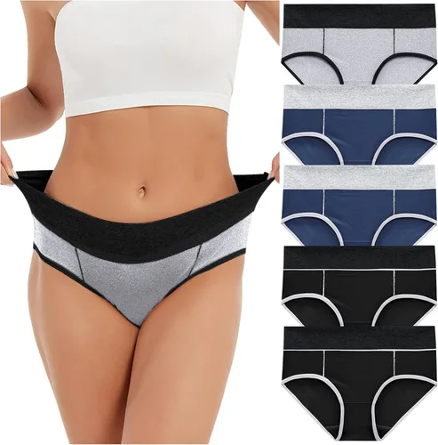 Vista 3 de Bragas de retazos para mujer, de talla grande, sexy, transpirables, bragas de bikini para mujer