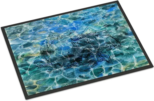 Vista 27 de Caroline's Treasures BB5366MAT - Tapete para puerta delantera de 18 x 27 pulgadas, para interiores y exteriores, antideslizante, lavable, de pelo