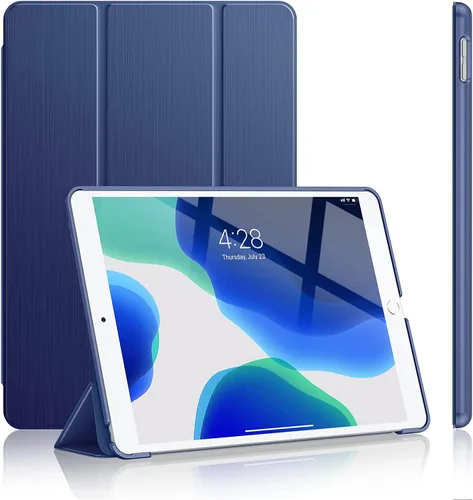 Vista 16 de Soke Funda para iPad de 9ª/8ª/7ª generación 2021/2020/2019, [soporte tríptico delgado + activación/suspensión automática], cubierta trasera
