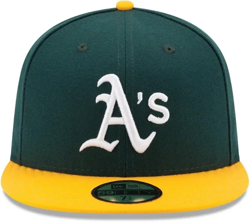 Vista 3 de New Era Gorra ajustada para hombre 5950 Oakland Athletics Home