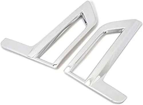Vista 2 de ITrims Accesorios de coche para Nissan Rogue X-Trail 2014-2021 - Cubierta para faros delanteros, 2 piezas, ABS cromado