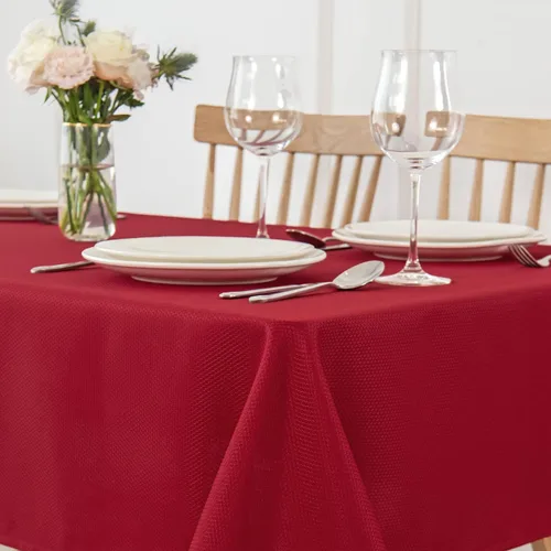 Vista 20 de maxmill Mantel cuadrado de jacquard resistente a las manchas, impermeable, resistente a las arrugas, lavable, suave, mantel decorativo de tela