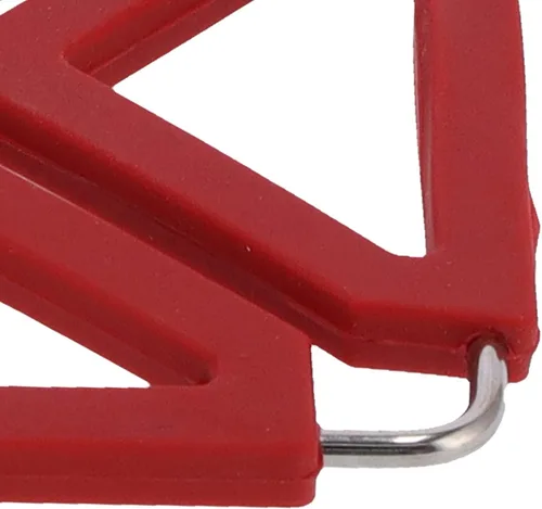Vista 7 de SUNGOOYUE Silicone Trivet Mat with Stainless Steel Frame Expandable Foldable Pot Holder Heat Insulation 650F Non Slip Hot Pad for Hot Pots Pans Red
