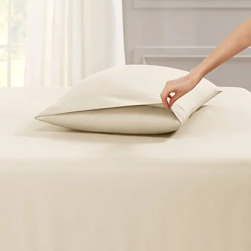 Vista 2 de Empyrean - Juego de 4 sábanas bajeras de bolsillo extra profundo de 110 GSM, juego de 4 sábanas de bolsillo extra profundo de 110 GSM, sábanas
