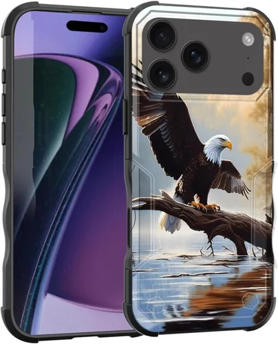 Vista 89 de Funda para iPhone Air, [doble capa] [protección contra caídas de grado militar de 10 pies] Funda resistente a prueba de golpes para iPhone Air