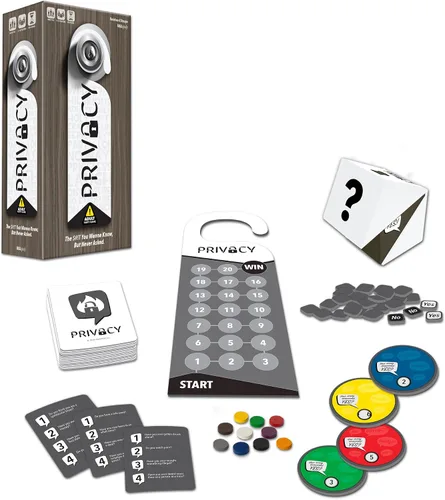 Vista 2 de Privacidad - Juego de fiesta para adultos Juego de mesa para mayores de 18 años Divertido juego de beber para jugar con amigos Revela