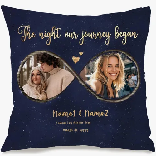Vista 16 de Personalized Quote Pillow Case with one Photo and Your Added Words Building a Unique Decorative Cushion Suitable for Heartfelt Gift Sharing