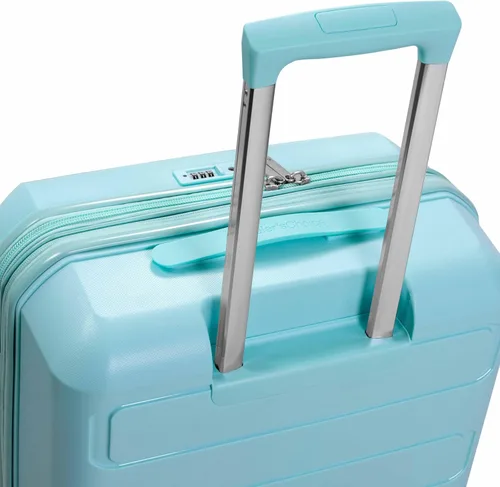 Vista 11 de Traveler's Choice Pagosa indestructible Hardshell expandible Spinner Equipaje, Azul bebé, Pagosa indestructible Hardshell expandible Spinner Equipaje