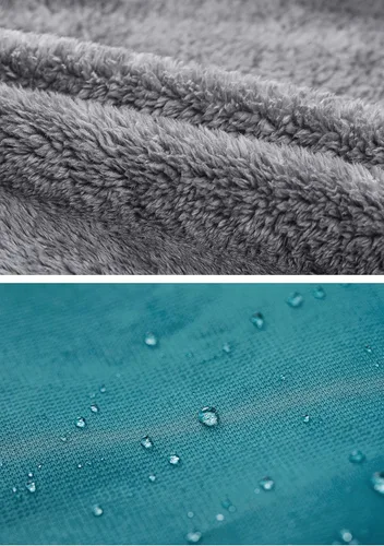 Vista 4 de Mden Chaqueta de esquí impermeable para mujer, resistente al viento, con aislamiento de forro polar