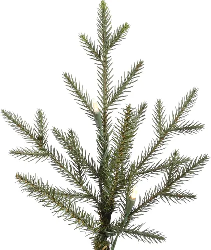 Vista 2 de Vickerman Itasca Frasier - Árbol de Navidad artificial de 45 pies con 250 luces LED blancas cálidas, A110346LED