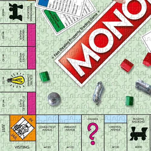 Vista 5 de Atlantic City Monopoly - Rompecabezas de 1000 piezas