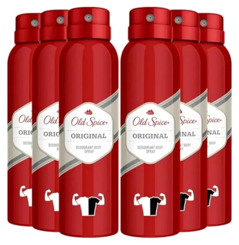 Vista 5 de Old Spice Desodorante original en aerosol corporal, 5.07 onzas (paquete de 2)
