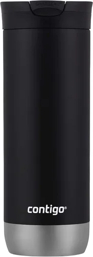 Vista 5 de Contigo Superior 2.0 - Taza de viaje de acero inoxidable con asa y tapa a prueba de fugas y taza de viaje de acero inoxidable con aislamiento al