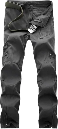 Vista 2 de MAGCOMSEN Pantalones tácticos para hombre, 9 bolsillos, pantalones de carga Ripstop