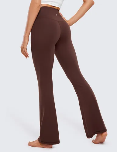 Vista 2 de CRZ YOGA Butterluxe - Leggings cruzados para mujer, 31 pulgadas, cintura alta, corte de bota, corte de bota, pantalones de yoga con control
