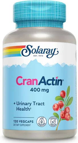 Vista 8 de SOLARAY CranActin Extracto de arándano 400 mg – Suplementos de arándano para mujeres y hombres – Apoyo a la salud de la vejiga y el tracto urinario
