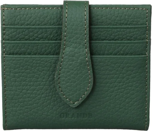 Vista 55 de Grande -3803 Cartera unisex, Azul (Iced Blue), Cartera delgada de cuero con cierre a presión pequeño