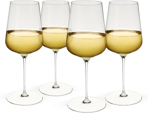 Vista 11 de Spiegelau Definition Copas de Vino Bordeaux, Copas de Cristal Transparente para Vino Tinto, Cristalería Elegante con Tallo, Bar en Casa, Fiesta