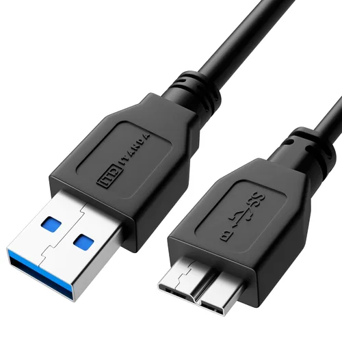 Vista 11 de ITD ITANDA Cable micro B a USB C, cable USB 3.0 de 1.5 pies para disco duro externo compatible con Seagate, WD Toshiba, MacBook Pro/Air, iPad